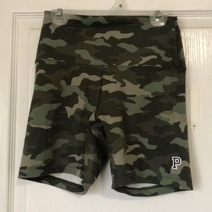 VS Pink camo bike shorts